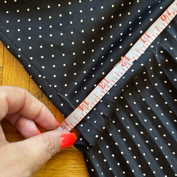 vintage wrap polka dot 80s dress * read measurements - Picture 10 of 10